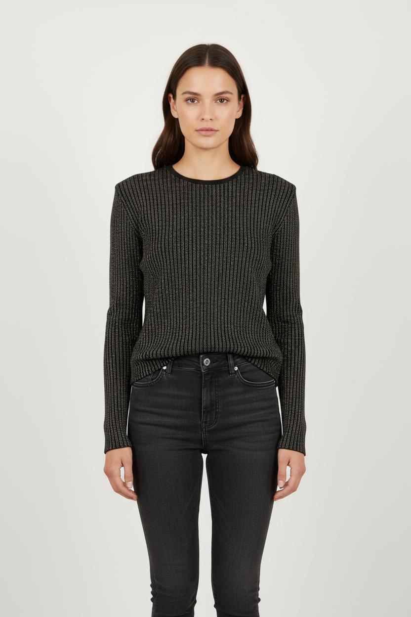Pull Noir - Taille S/36