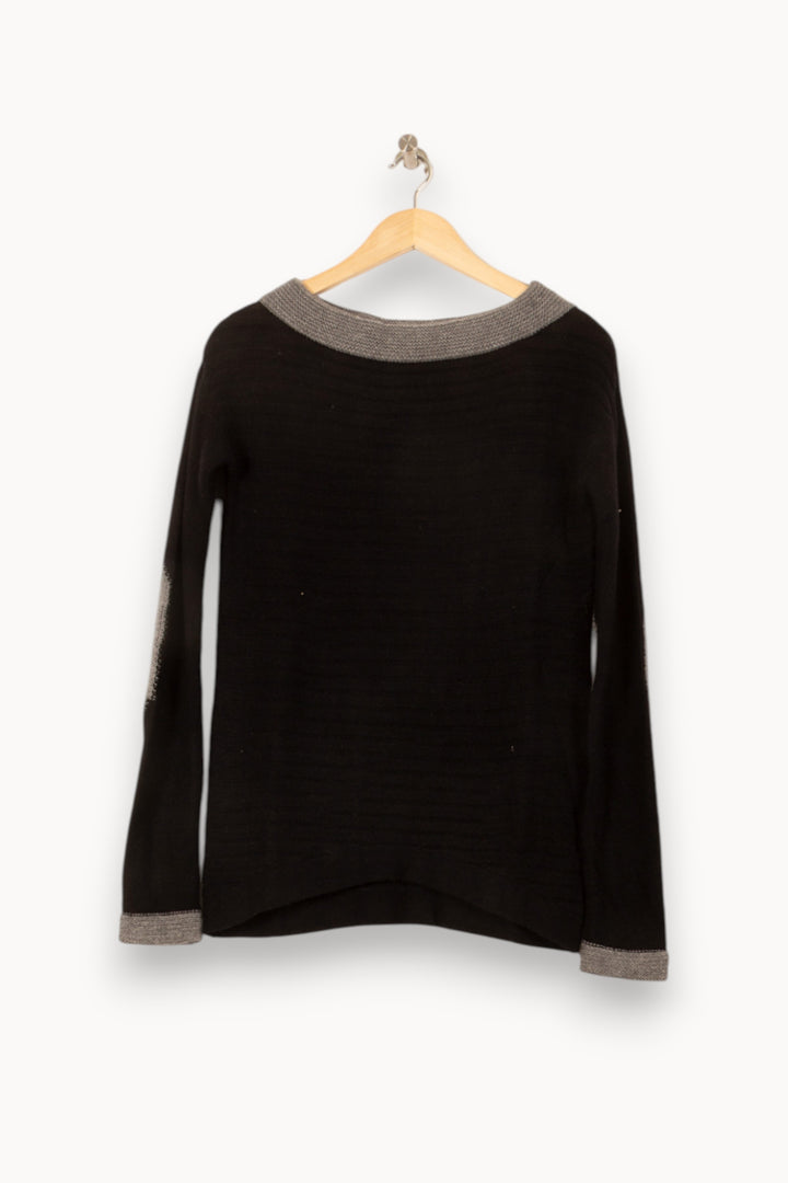 Pull Noir et Gris - Taille S/36 de la marque Bérénice | PARAD62837 - Vendu par Paradigme - Image 2
