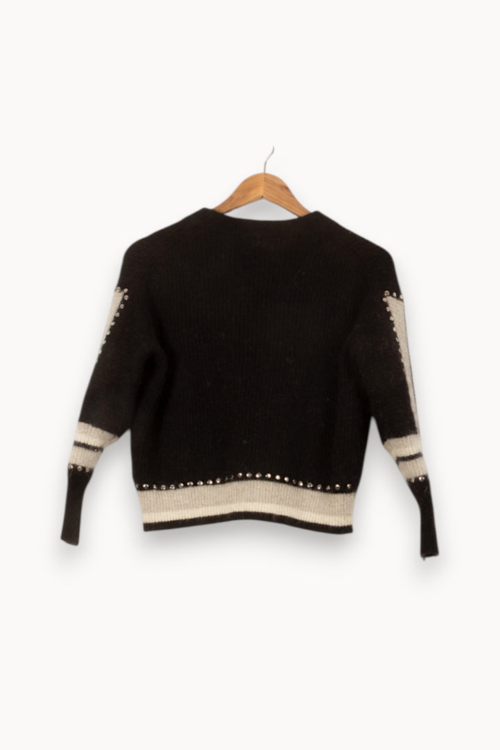 Pull Noir et Blanc - Taille S/36 de la marque Bérénice | PARAD62838 - Vendu par Paradigme - Image 4