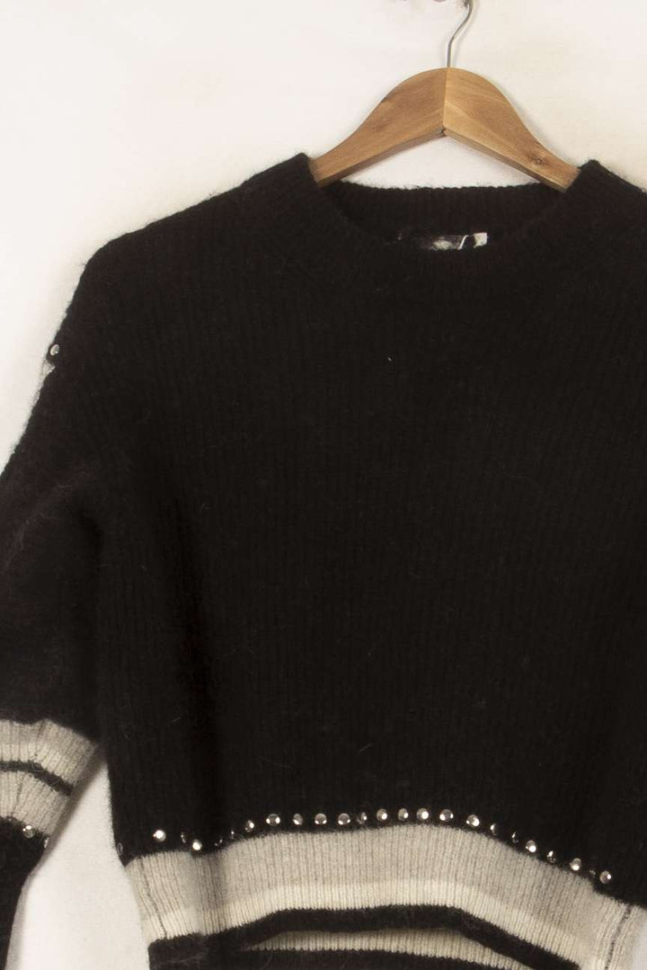 Pull Noir et Blanc - Taille S/36 de la marque Bérénice | PARAD62838 - Vendu par Paradigme - Image 3