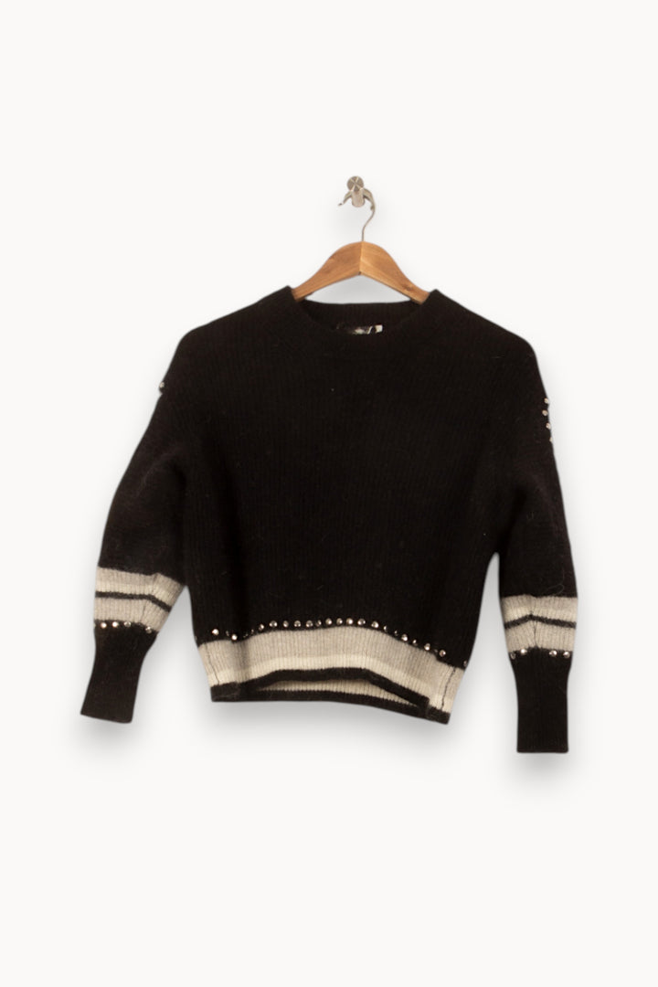 Pull Noir et Blanc - Taille S/36 de la marque Bérénice | PARAD62838 - Vendu par Paradigme - Image 2