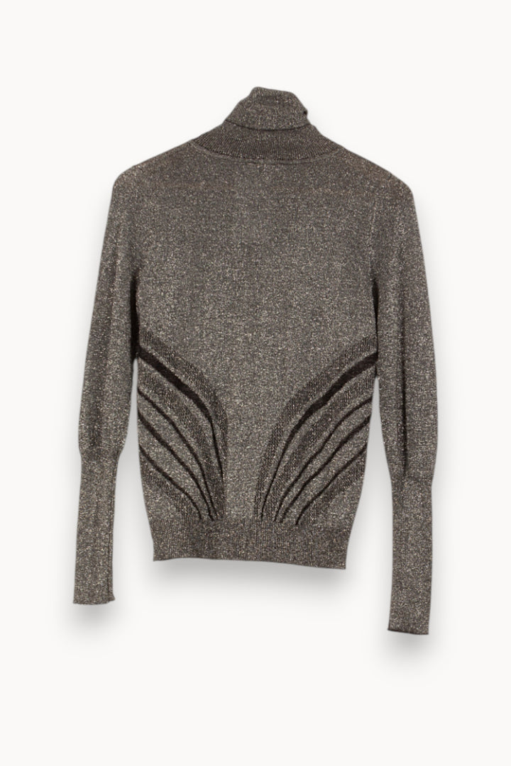 Pull Col Roulé Gris - Taille S/36 de la marque Bérénice | PARAD62839 - Vendu par Paradigme - Image 4
