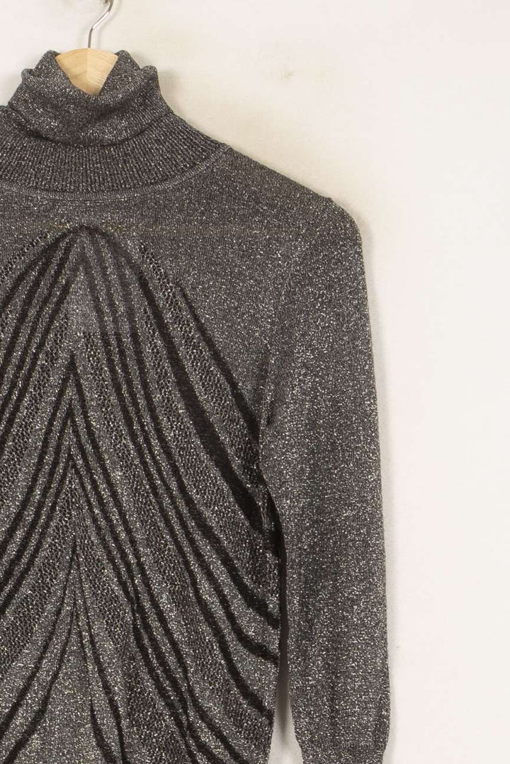 Pull Col Roulé Gris - Taille S/36 de la marque Bérénice | PARAD62839 - Vendu par Paradigme - Image 3