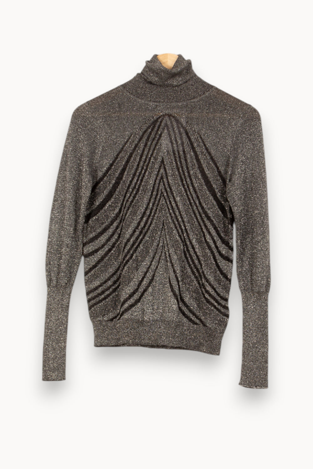 Pull Col Roulé Gris - Taille S/36 de la marque Bérénice | PARAD62839 - Vendu par Paradigme - Image 2
