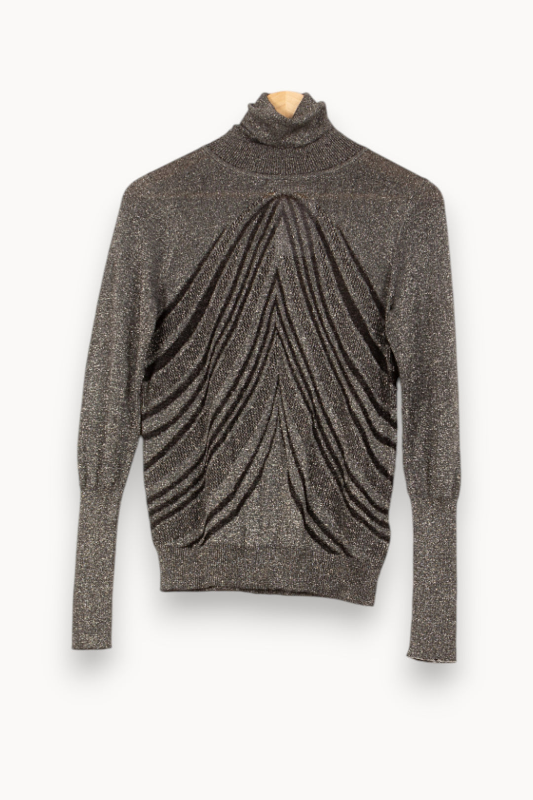 Pull Col Roulé Gris - Taille S/36 de la marque Bérénice | PARAD62839 - Vendu par Paradigme - Image 2
