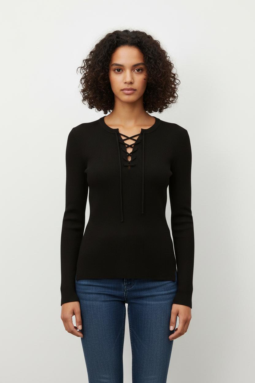 Pull Noir - Taille S/36