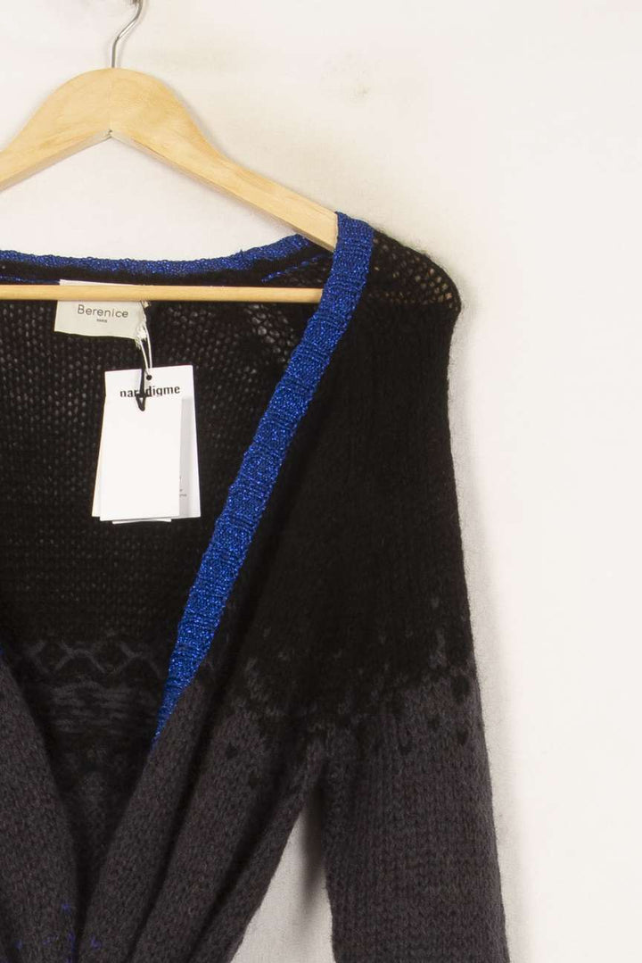 Gilet Noir et Bleu - Taille S/36 de la marque Bérénice | PARAD62843 - Vendu par Paradigme - Image 3