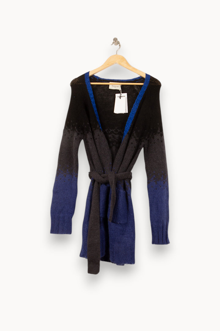 Gilet Noir et Bleu - Taille S/36 de la marque Bérénice | PARAD62843 - Vendu par Paradigme - Image 2