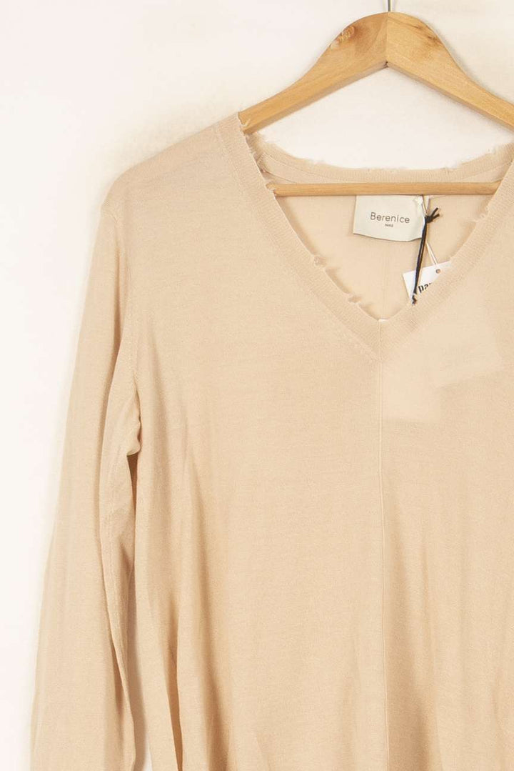 Pull Beige - Taille S/36 de la marque Bérénice | PARAD62846 - Vendu par Paradigme - Image 3