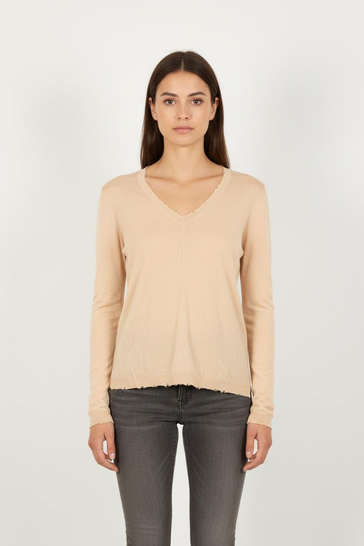 Pull Beige - Taille S/36