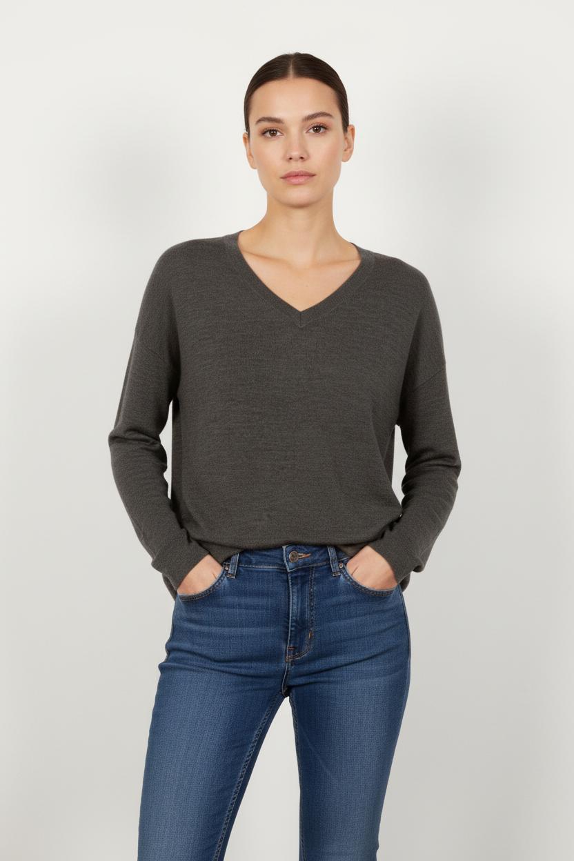 Pull Gris - Taille S/36