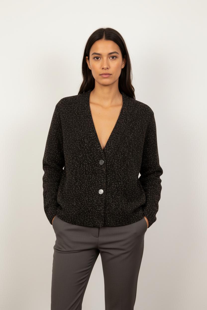 Cardigan Noir - Taille S/36