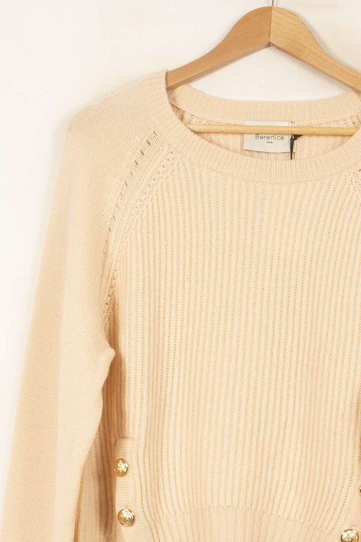 Pull Beige - Taille S/36 de la marque Bérénice | PARAD62851 - Vendu par Paradigme - Image 3