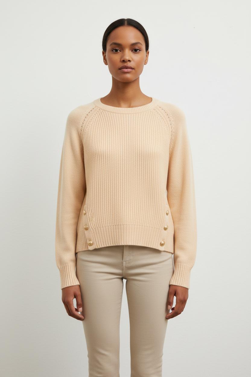 Pull Beige - Taille S/36