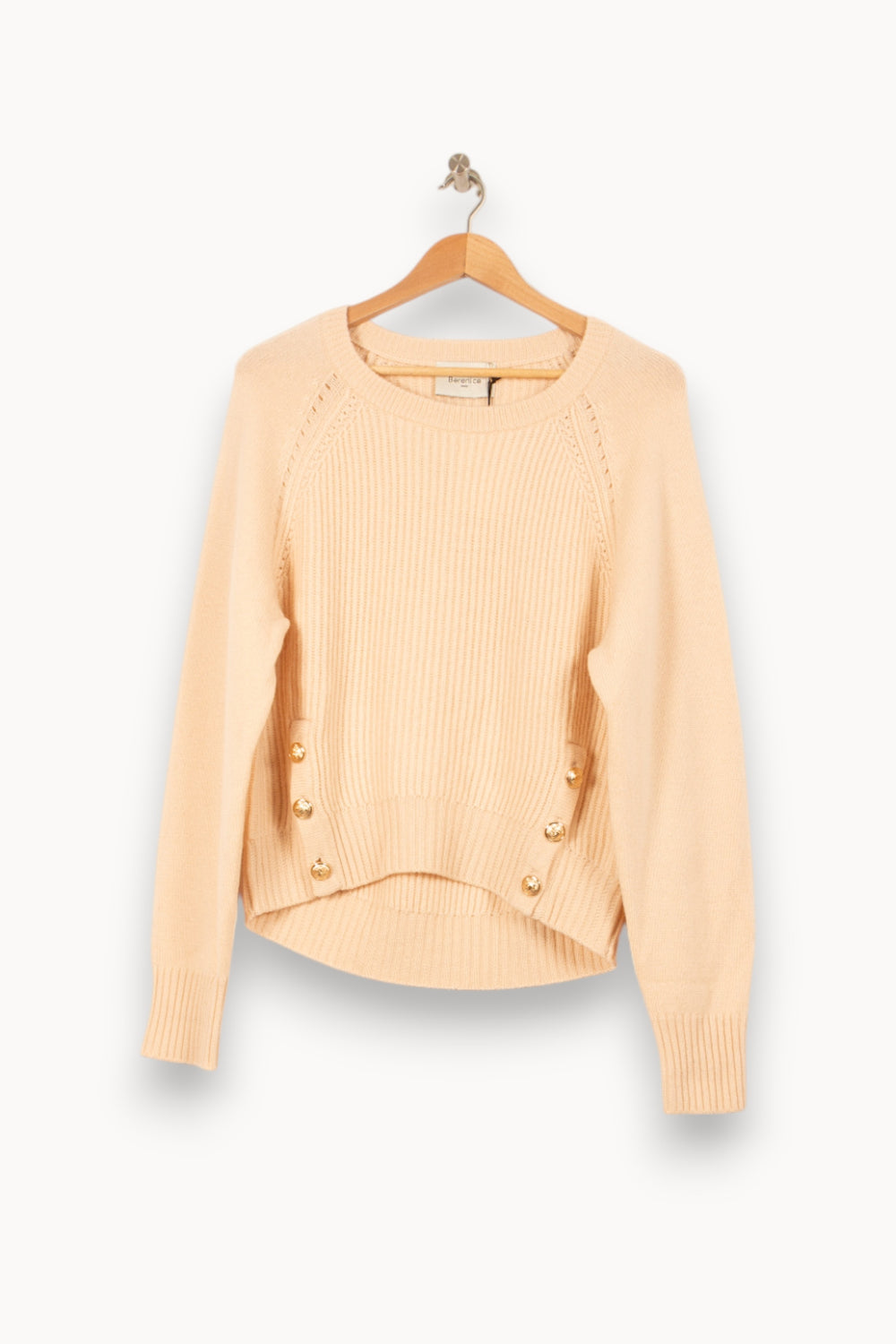 Pull Beige - Taille S/36 de la marque Bérénice | PARAD62851 - Vendu par Paradigme - Image 2
