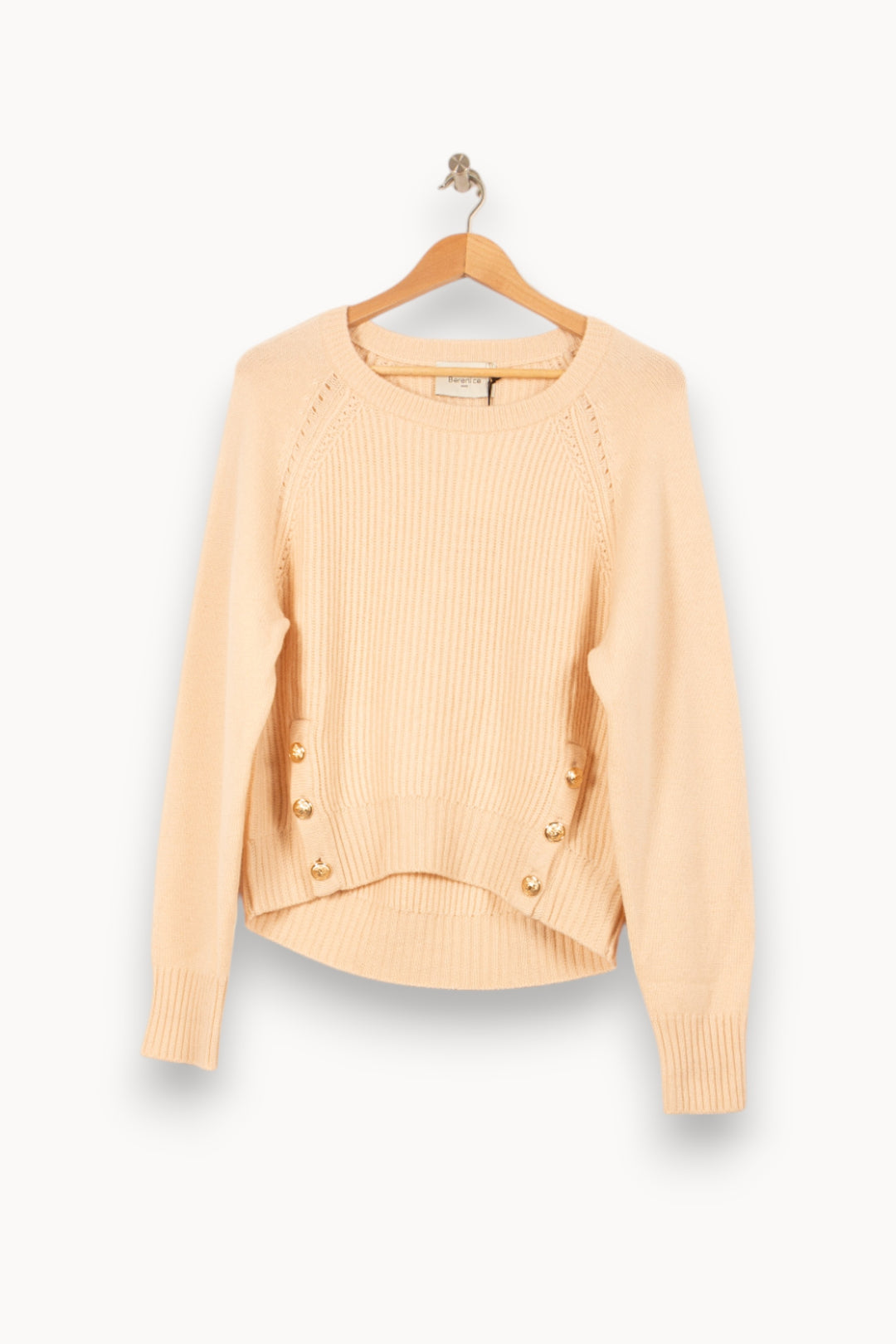 Pull Beige - Taille S/36 de la marque Bérénice | PARAD62851 - Vendu par Paradigme - Image 2