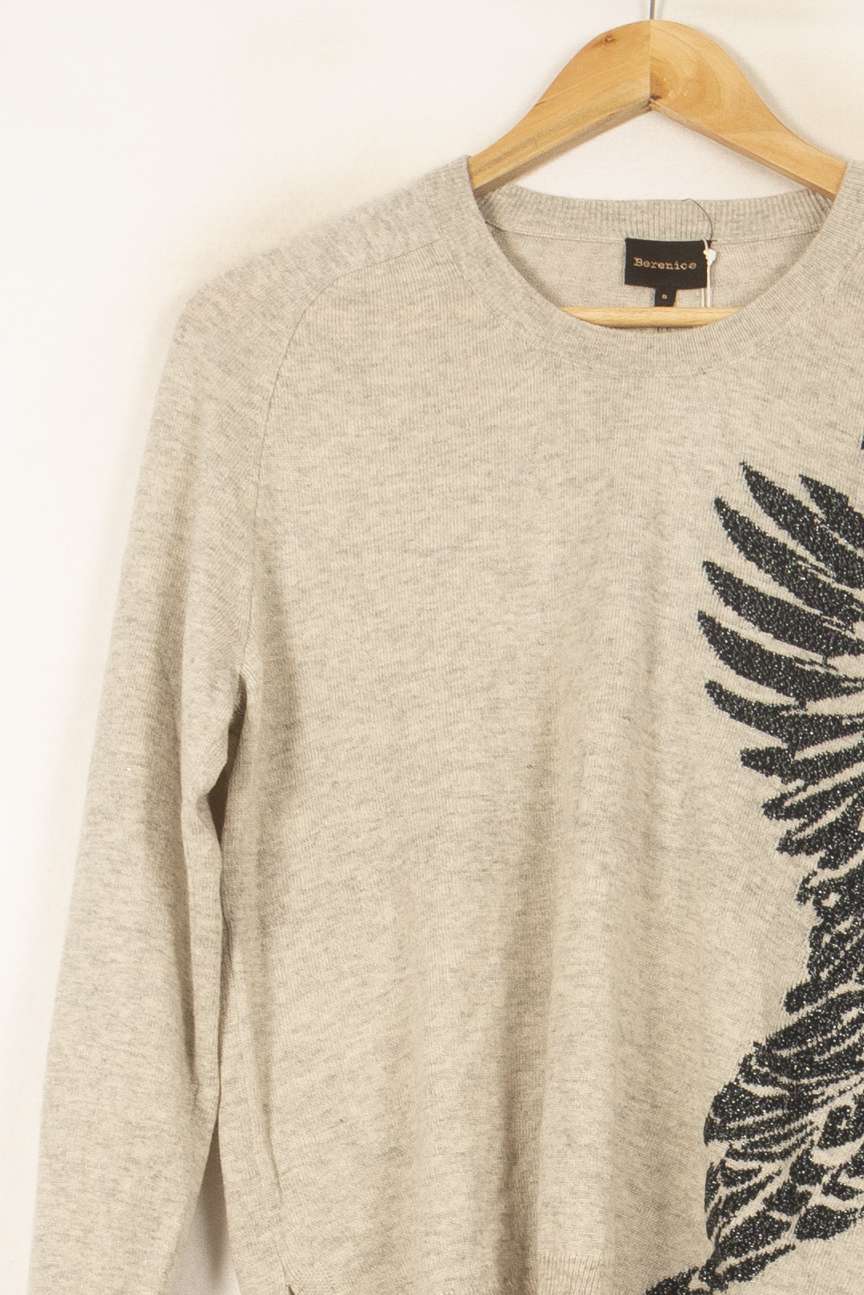 Pull Gris et Noir - Taille S/36 de la marque Bérénice | PARAD62852 - Vendu par Paradigme - Image 3
