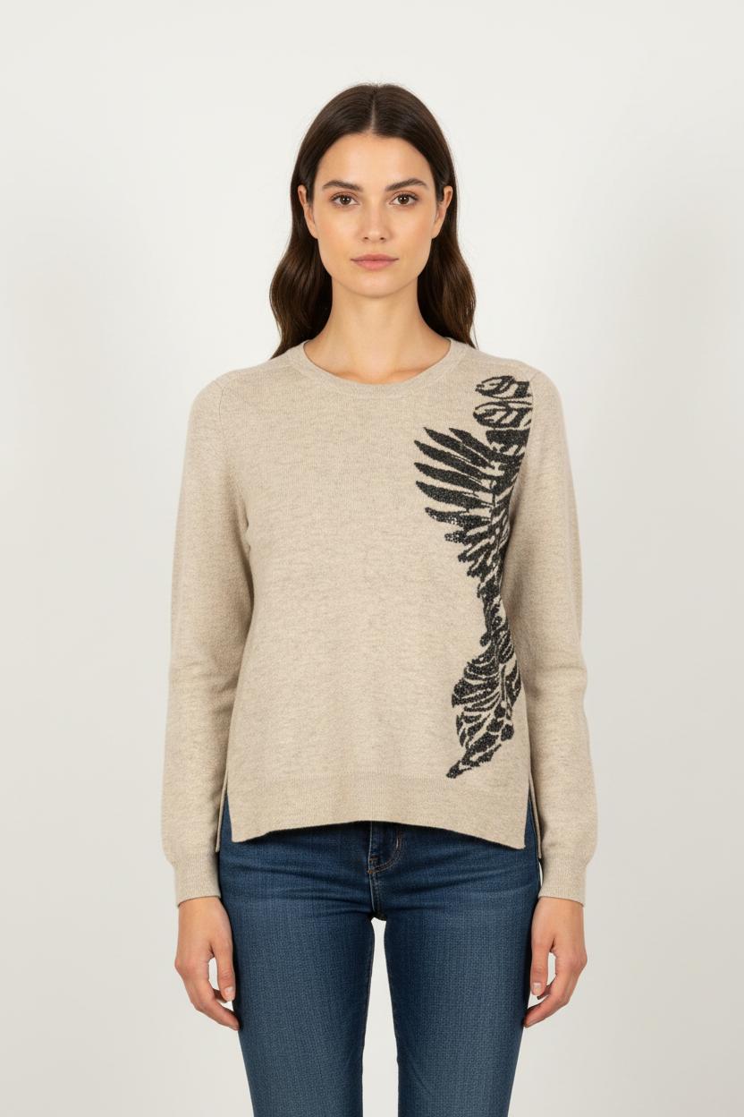 Pull Gris et Noir - Taille S/36