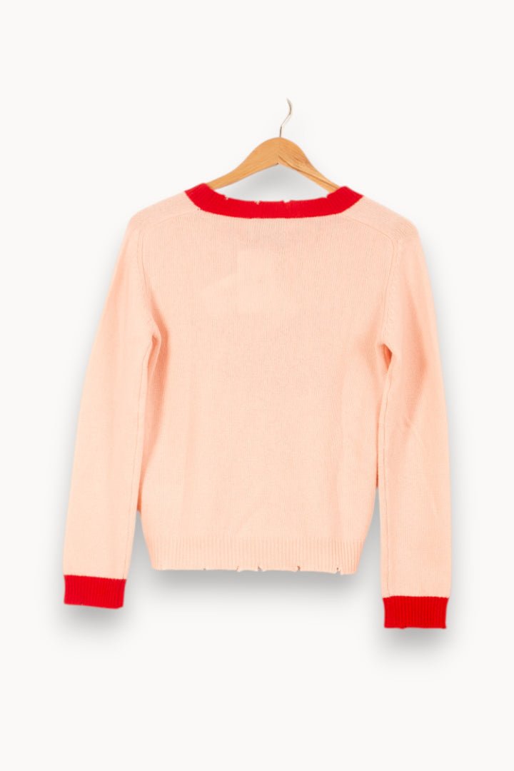 Pull Rose et Rouge - Taille S/36 de la marque Bérénice | PARAD62853 - Vendu par Paradigme - Image 4