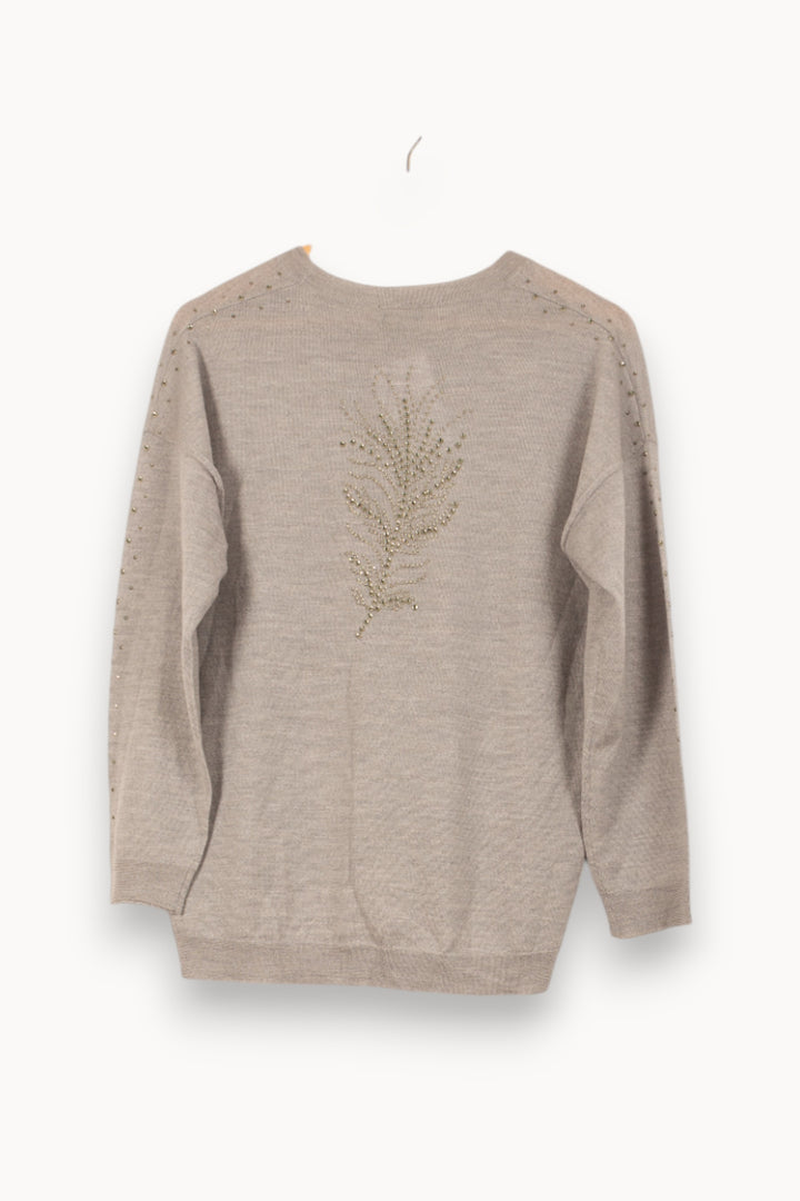 Pull Gris - Taille S/36 de la marque Bérénice | PARAD62856 - Vendu par Paradigme - Image 4