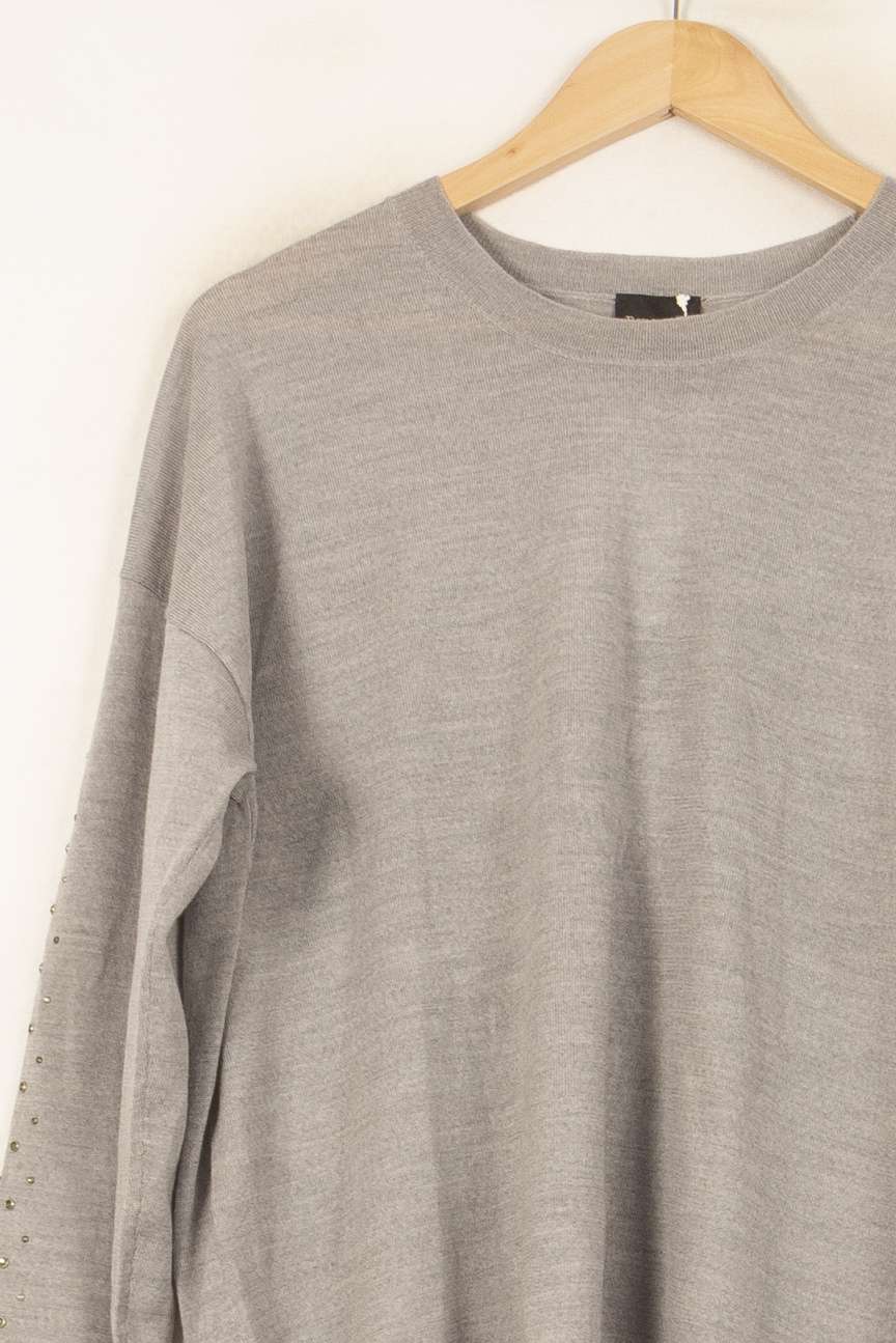 Pull Gris - Taille S/36 de la marque Bérénice | PARAD62856 - Vendu par Paradigme - Image 3