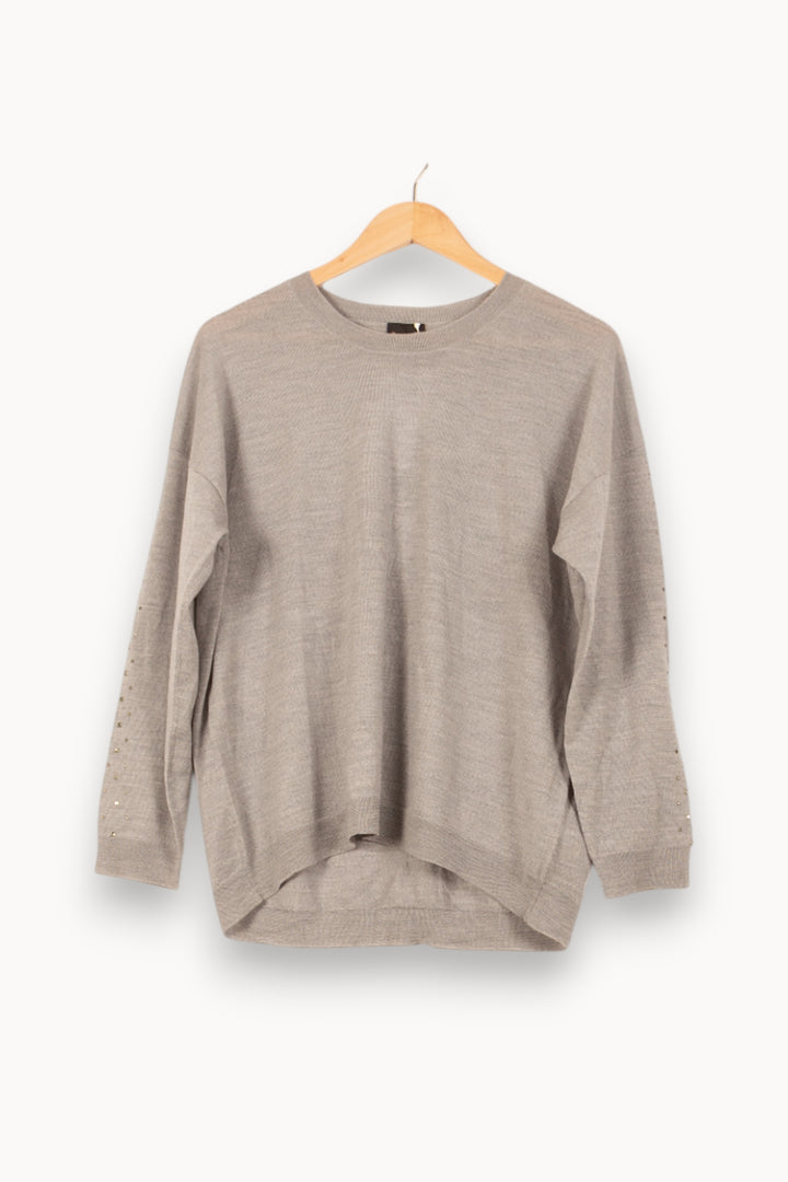 Pull Gris - Taille S/36 de la marque Bérénice | PARAD62856 - Vendu par Paradigme - Image 2