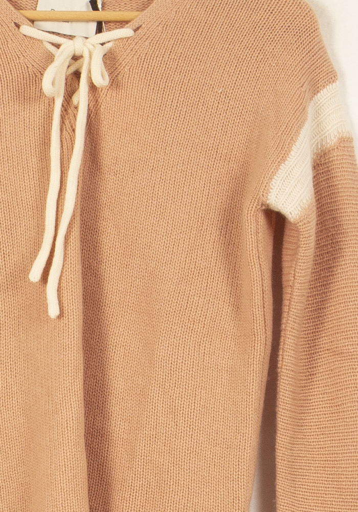 Pull Beige et Blanc - Taille S/36 de la marque Bérénice | PARAD62860 - Vendu par Paradigme - Image 3
