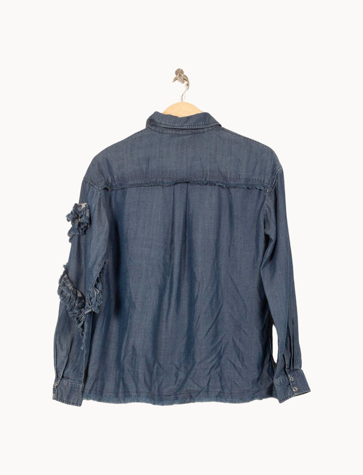 Chemise en Jean Bleue - Taille S/36 de la marque Bérénice | PARAD62865 - Vendu par Paradigme - Image 4