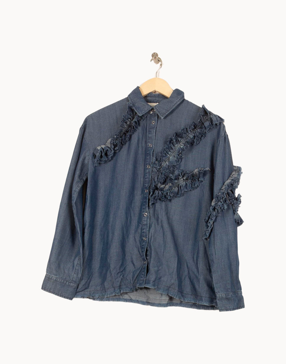Chemise en Jean Bleue - Taille S/36 de la marque Bérénice | PARAD62865 - Vendu par Paradigme - Image 2