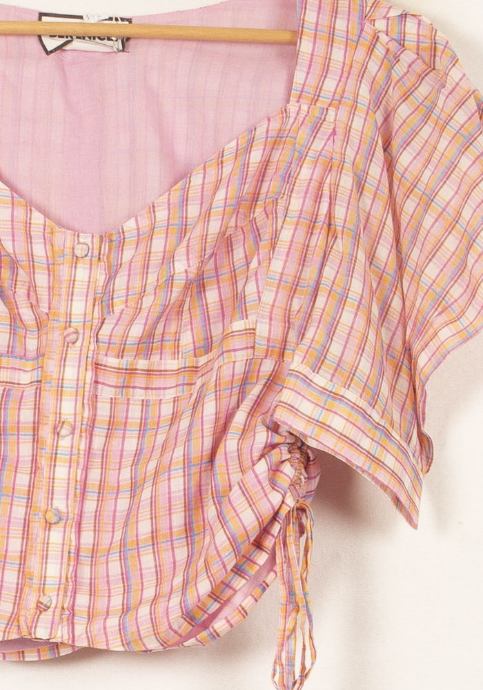 Blouse Rose et Orange - Taille S/36 de la marque Bérénice | PARAD62869 - Vendu par Paradigme - Image 3