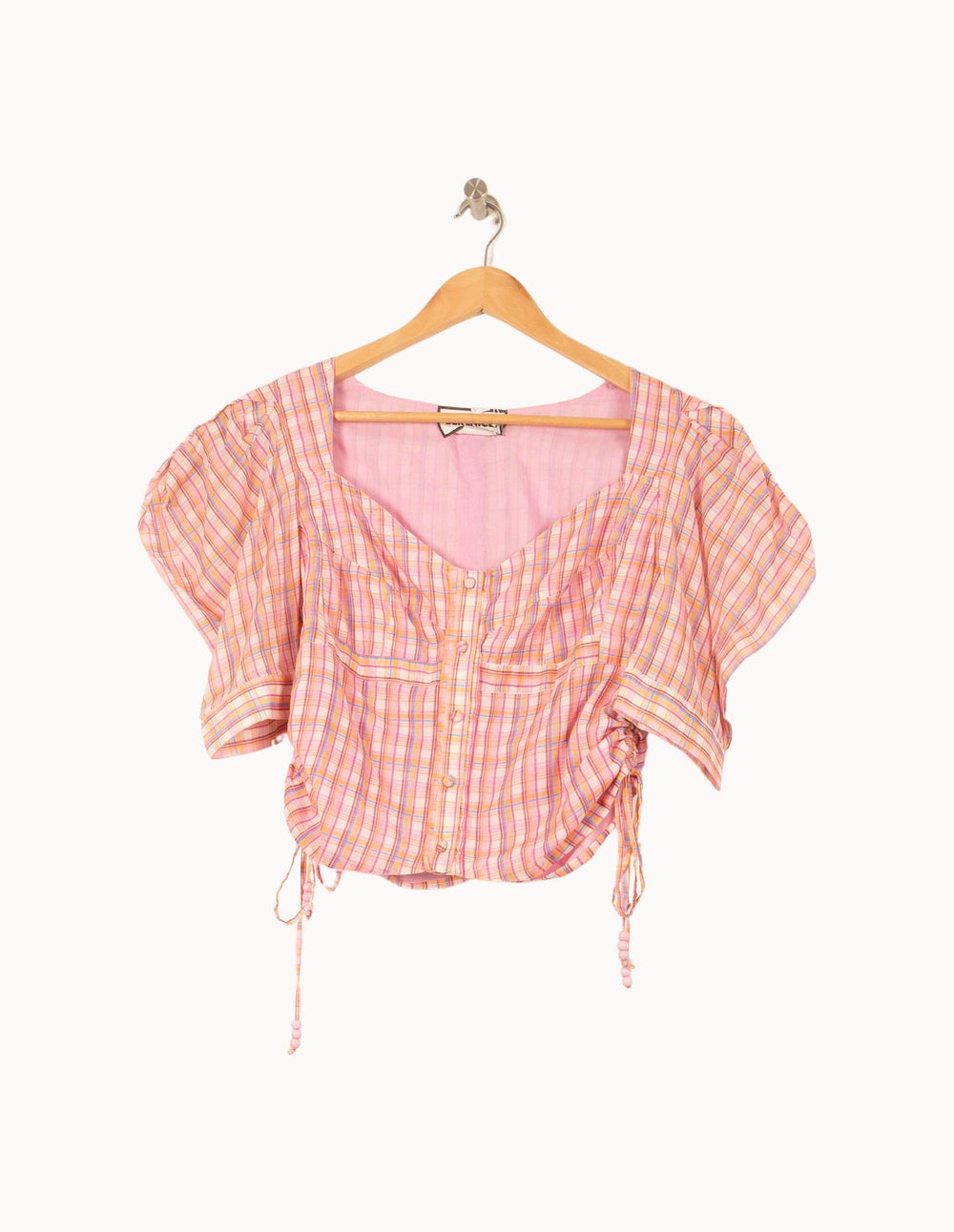 Blouse Rose et Orange - Taille S/36 de la marque Bérénice | PARAD62869 - Vendu par Paradigme - Image 2