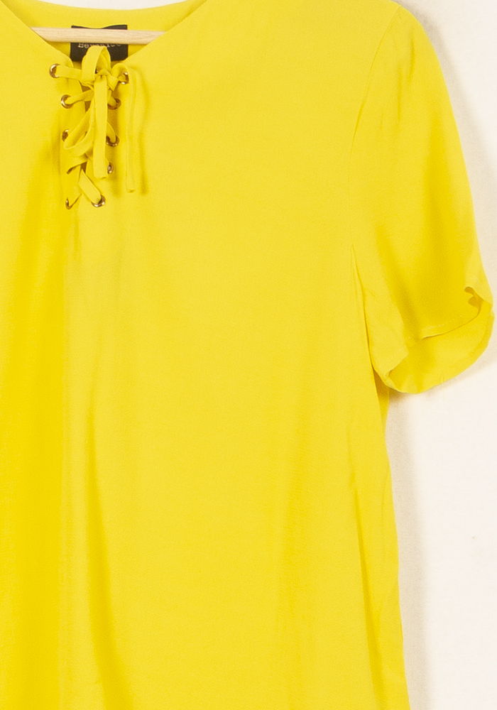 Blouse Jaune - Taille S/36 de la marque Bérénice | PARAD62870 - Vendu par Paradigme - Image 3