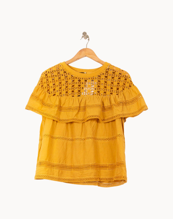Blouse Orange - Taille S/36 de la marque Bérénice | PARAD62871 - Vendu par Paradigme - Image 2