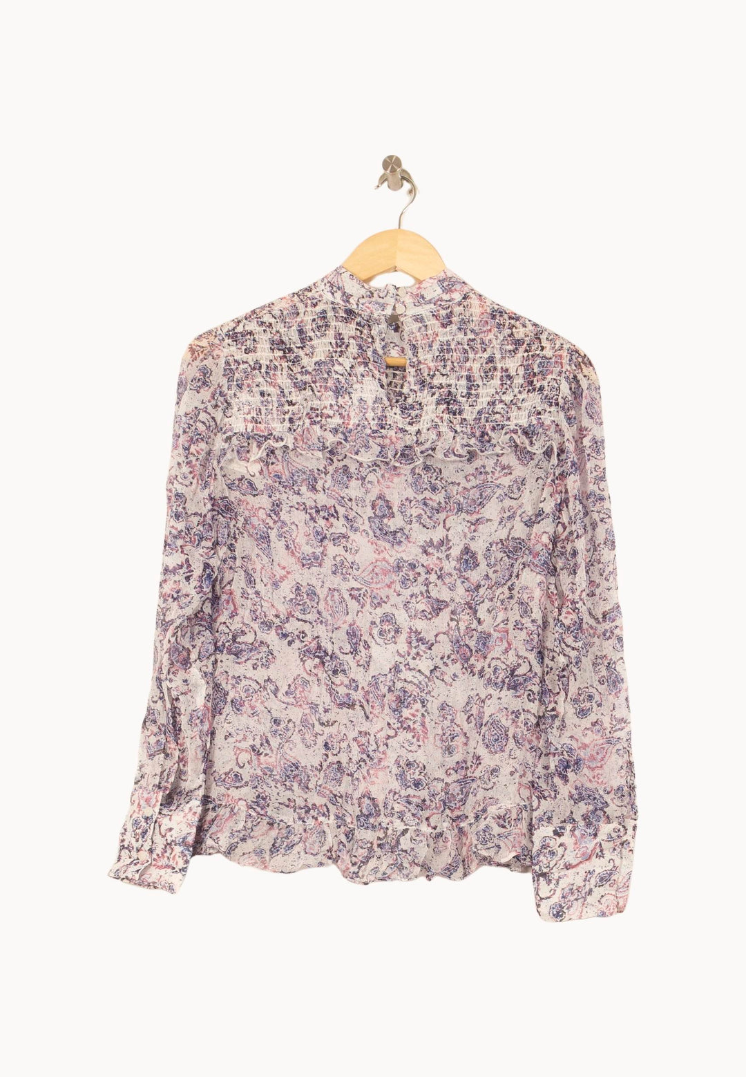 Blouse Violet et Rose - Taille S/36 de la marque Bérénice | PARAD62875 - Vendu par Paradigme - Image 4