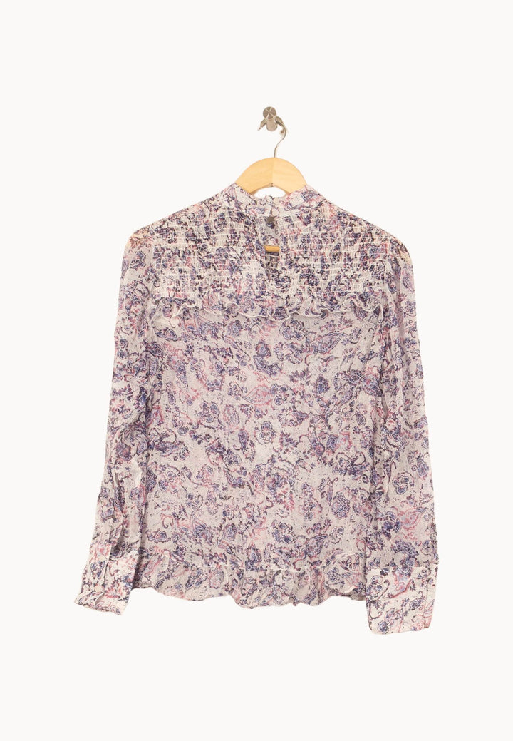 Blouse Violet et Rose - Taille S/36 de la marque Bérénice | PARAD62875 - Vendu par Paradigme - Image 4
