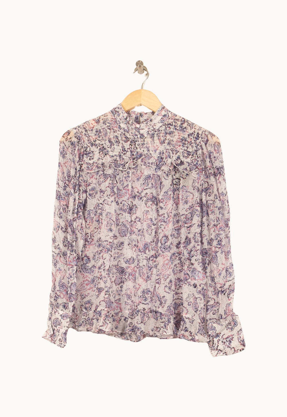 Blouse Violet et Rose - Taille S/36 de la marque Bérénice | PARAD62875 - Vendu par Paradigme - Image 2