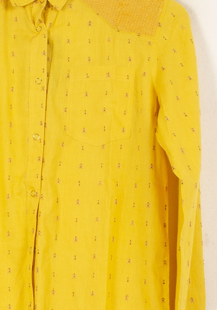 Chemise Jaune - Taille S/36 de la marque Bérénice | PARAD62876 - Vendu par Paradigme - Image 3