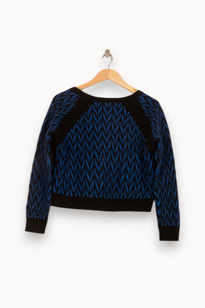 Pull Bleu et Noir - Taille S/36 de la marque Bérénice | PARAD62877 - Vendu par Paradigme - Image 4