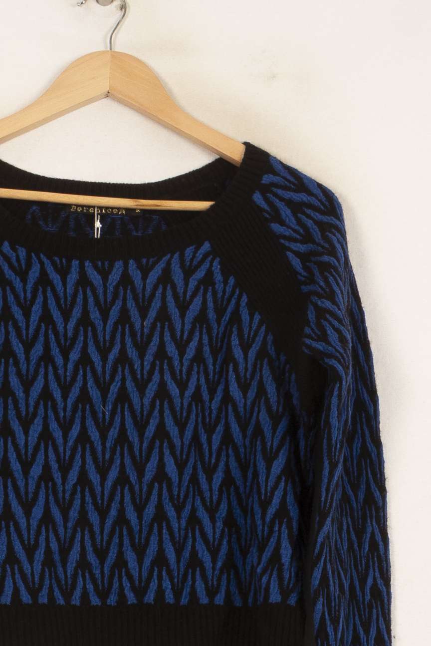 Pull Bleu et Noir - Taille S/36 de la marque Bérénice | PARAD62877 - Vendu par Paradigme - Image 3