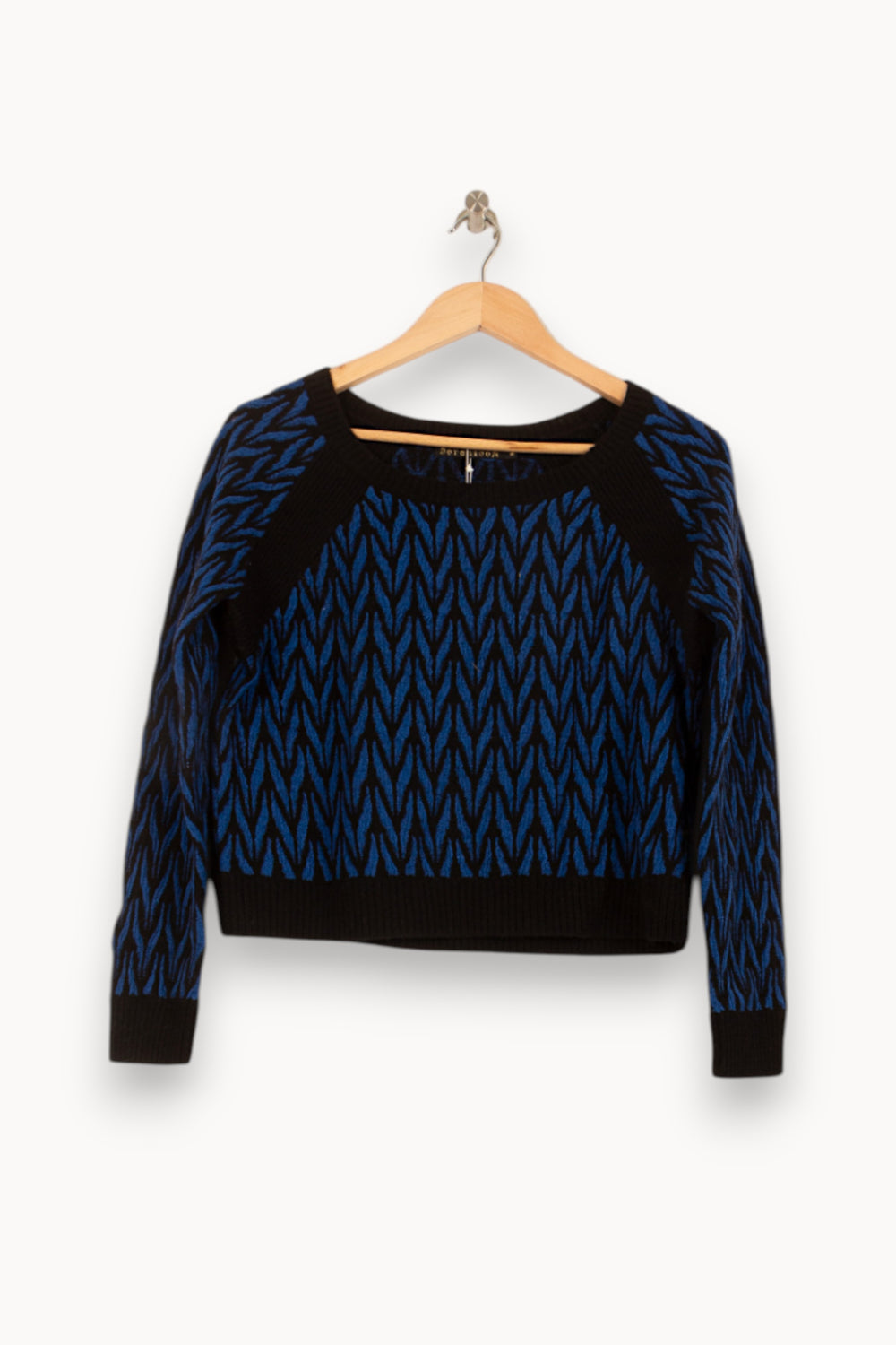 Pull Bleu et Noir - Taille S/36 de la marque Bérénice | PARAD62877 - Vendu par Paradigme - Image 2