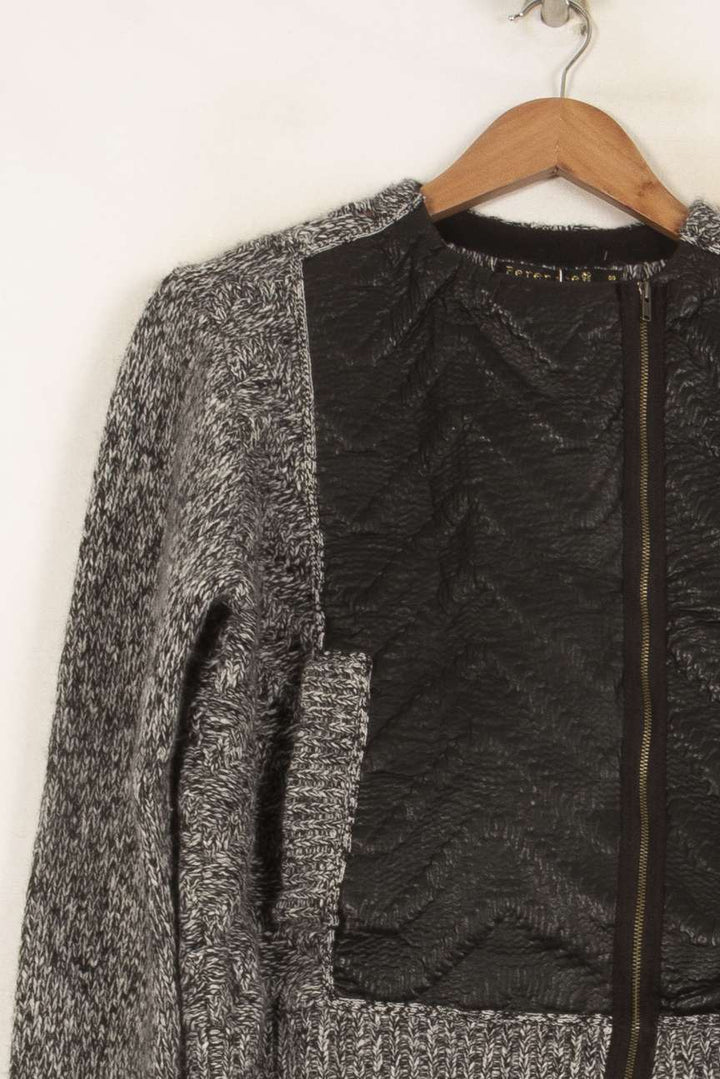 Veste Grise et Noire - Taille S/36 de la marque Bérénice | PARAD62880 - Vendu par Paradigme - Image 3