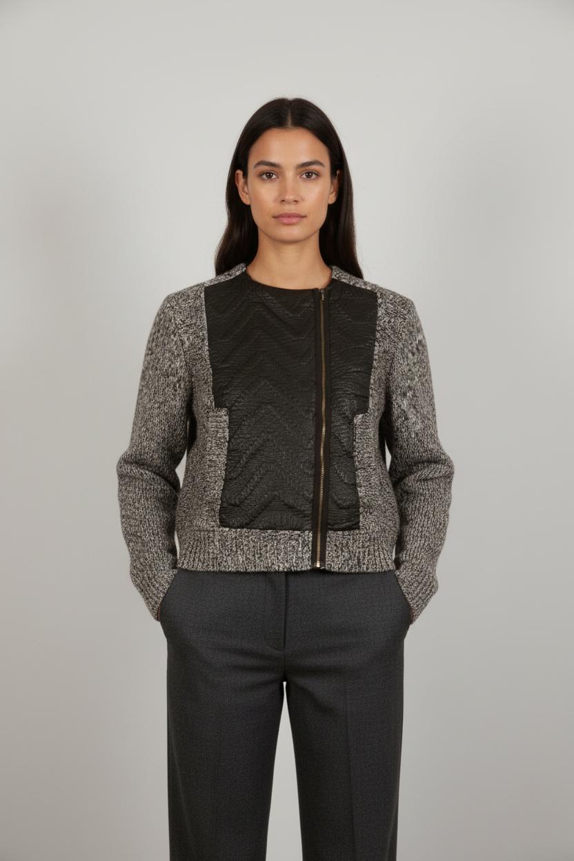 Veste Grise et Noire - Taille S/36
