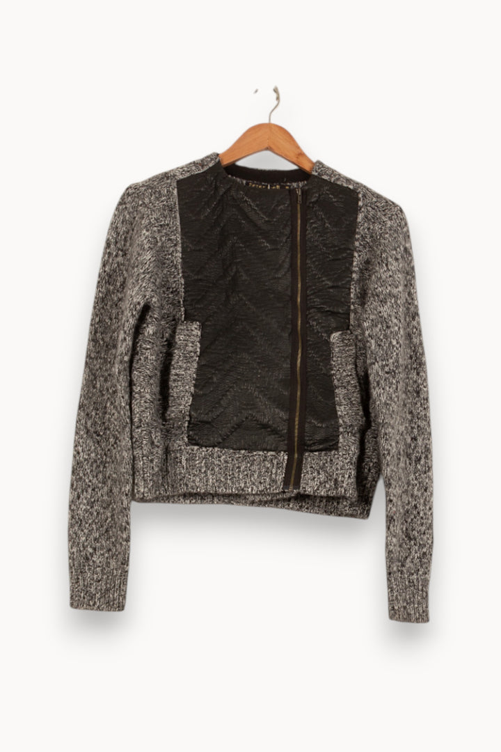 Veste Grise et Noire - Taille S/36 de la marque Bérénice | PARAD62880 - Vendu par Paradigme - Image 2