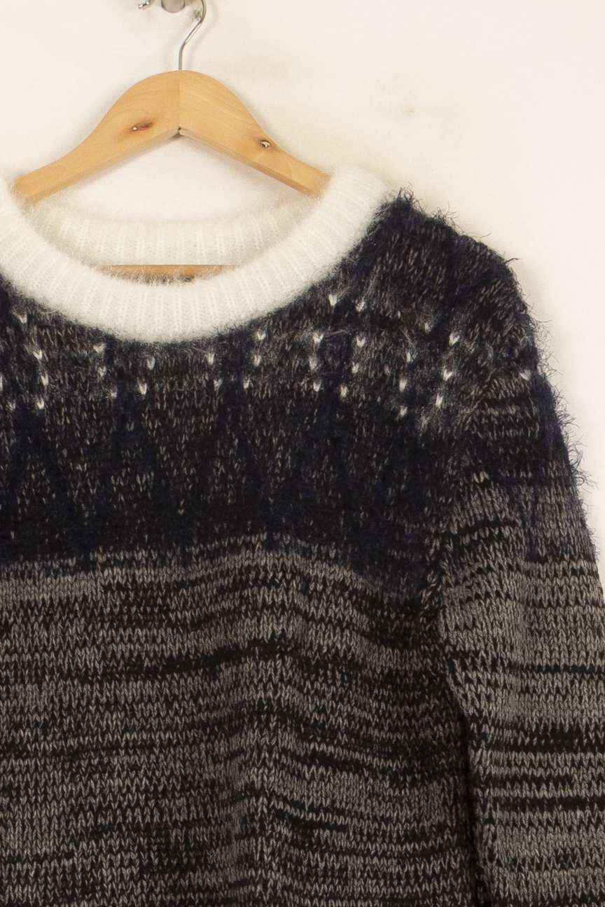 Pull Gris et Bleu - Taille S/36 de la marque Bérénice | PARAD62882 - Vendu par Paradigme - Image 3