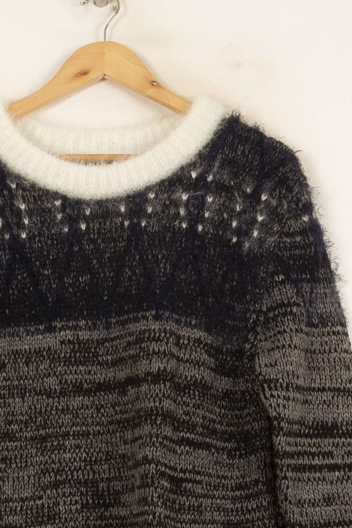 Pull Gris et Bleu - Taille S/36 de la marque Bérénice | PARAD62882 - Vendu par Paradigme - Image 3