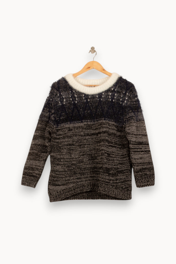 Pull Gris et Bleu - Taille S/36 de la marque Bérénice | PARAD62882 - Vendu par Paradigme - Image 2