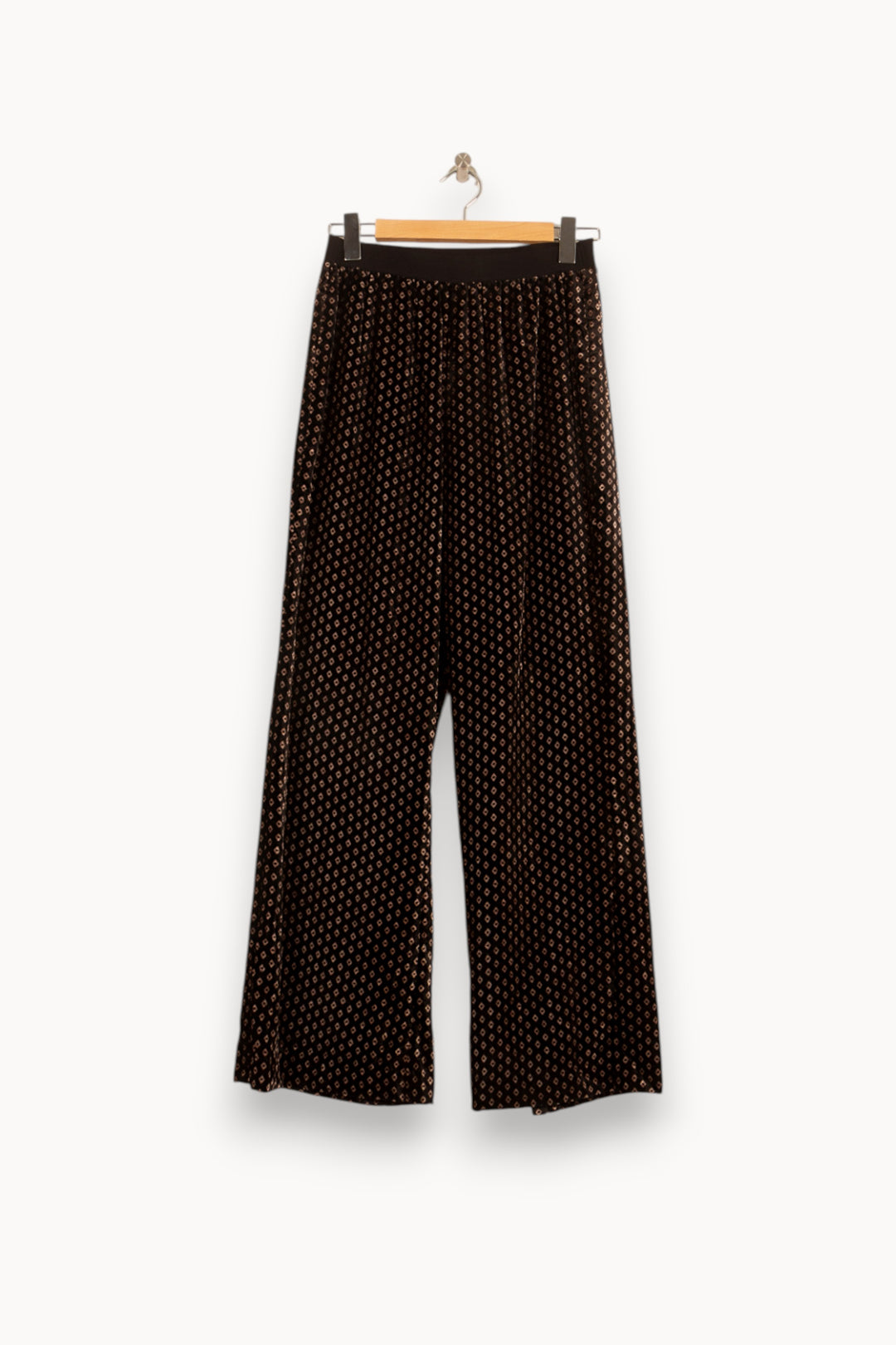 Pantalon Large Noir et Beige - Taille S/36 de la marque Bérénice | PARAD62884 - Vendu par Paradigme - Image 4