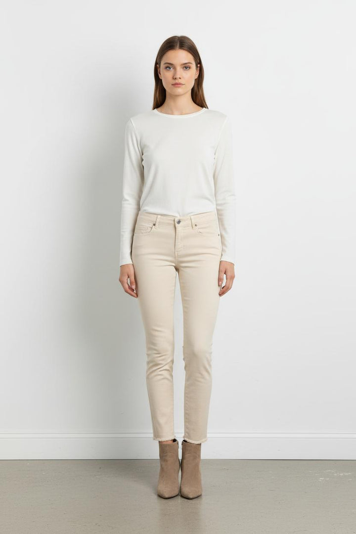 Jean Beige - Taille S/36 de la marque Bérénice | PARAD62890 - Vendu par Paradigme - Image 1