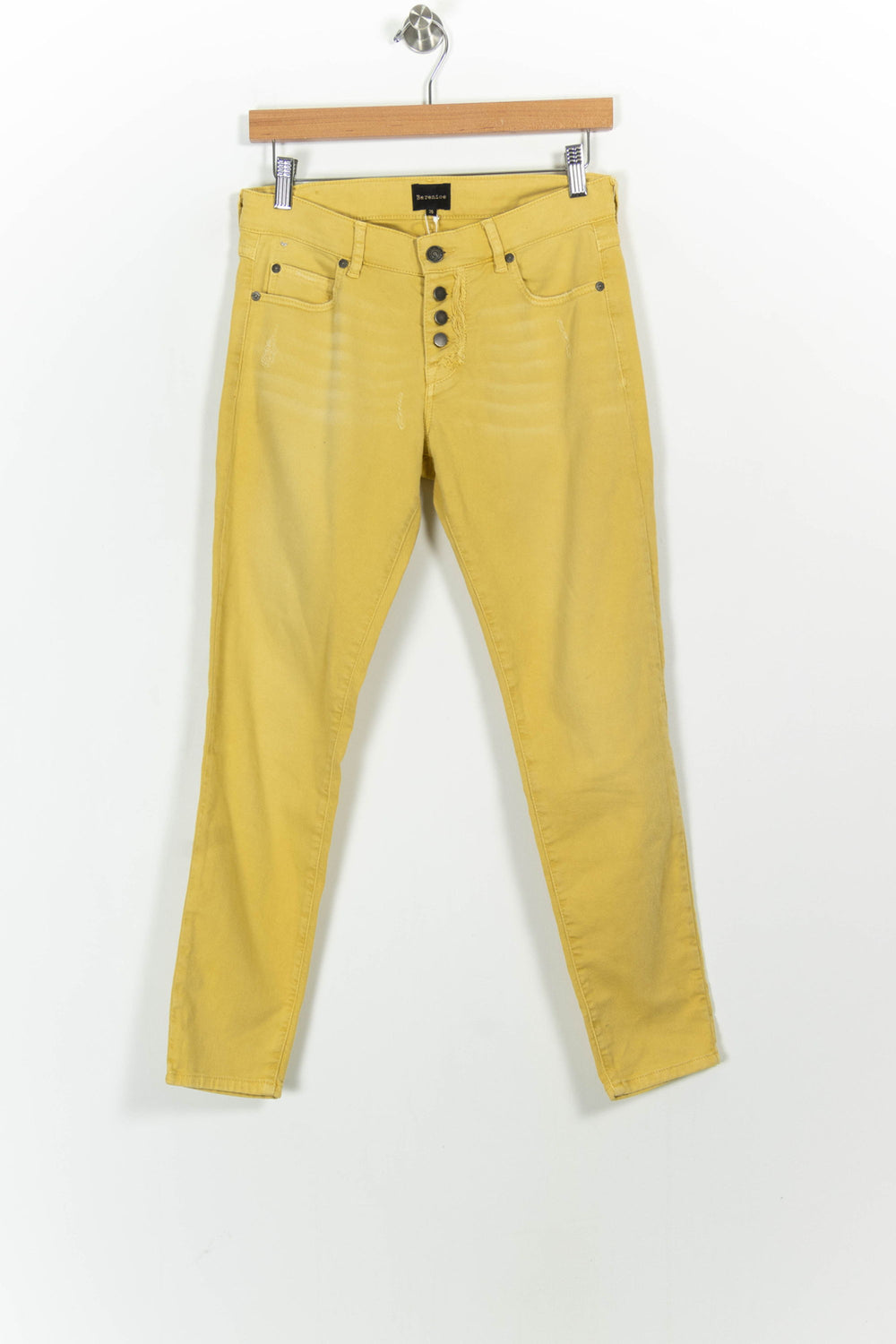 Jean Jaune - Taille S/36 de la marque Bérénice | PARAD62905 - Vendu par Paradigme - Image 2