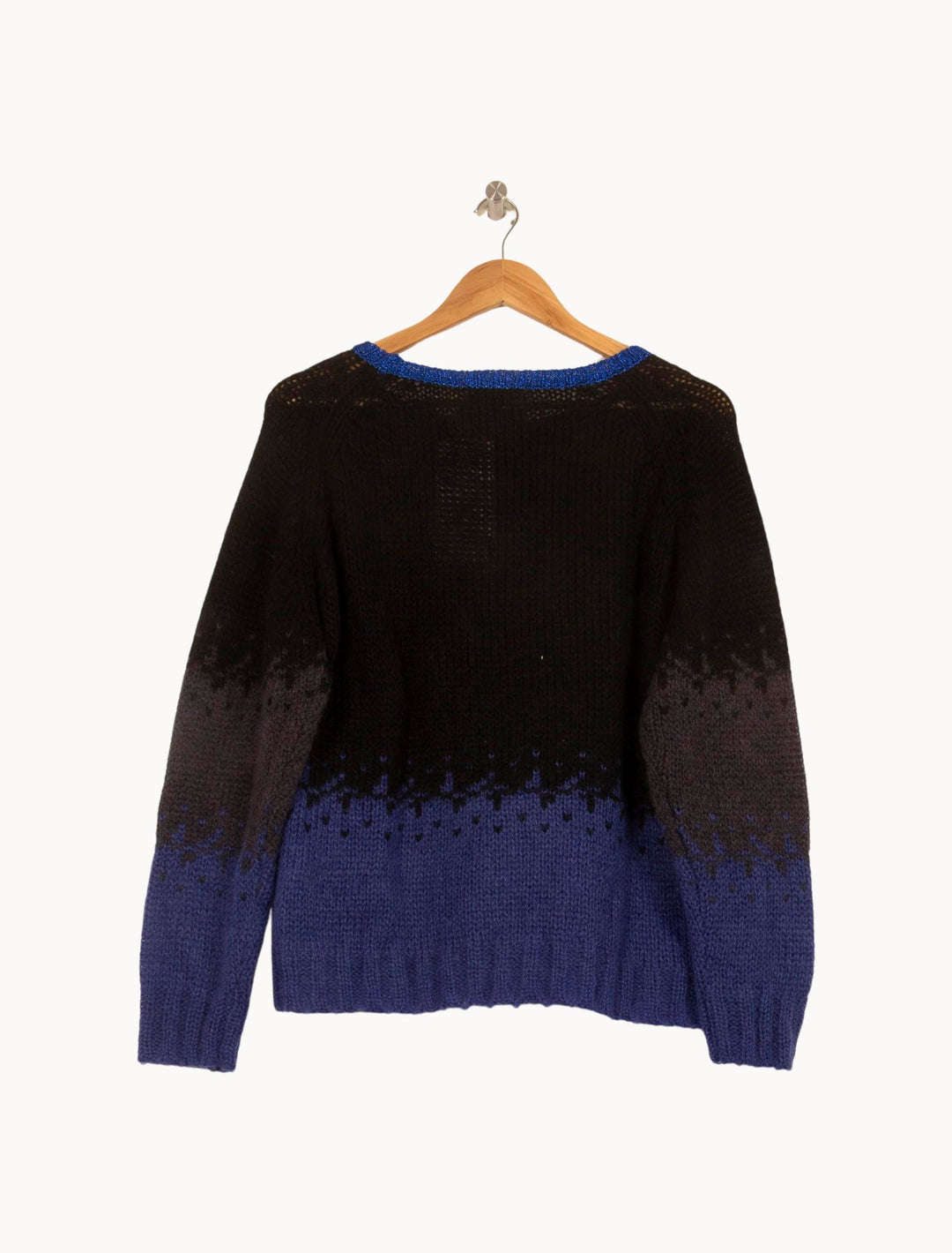 Pull Bleu et Noir - Taille S/36 de la marque Bérénice | PARAD62912 - Vendu par Paradigme - Image 4